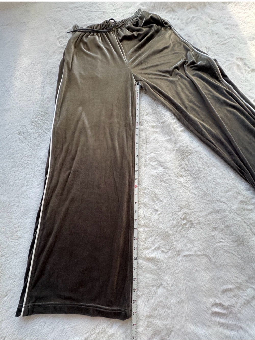Velvet Grey  Drawstring Relaxed-Fit Pants - Picture 7 of 9